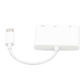 Miniatyrbild 7 av 7: Effektiv Adapter för iPhone iPad, Multifunktionell OTG-Hubb med Höghastighetsöverföring, 3 i 1 USB-HUBB för Snabb Dataöverföring och Varierad Lagring