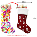 Miniatyrbild 2 av 5: Christmas Buffalo Plaid Stocking Decorations with Plush Cuff