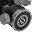 Miniatyrbild 5 av 8: Mini Kulhuvud i Aluminiumlegering 360° Panorama Kulhuvud med Snabbkopplingsplatta Vattenpass för Stativ Enbensstativ Digitalkameror