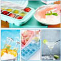 Miniatyrbild 8 av 8: Isform i silikon, silikonisformar, 3-pack 24 kuber is