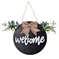 Miniatyrbild 1 av 5: Welcome Wreaths for Front Door | Farmhouse Welcome Sign for