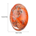 Miniatyrbild 1 av 8: Lava Dinosaurie Ägg Kristall Lava Drake Ägg Harts Skulptur