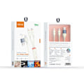 Miniatyrbild 5 av 7: VIDVIE Multifunctional Kabel Type C / USB A till Type C / lightning - 120CM Vit