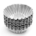 Miniatyrbild 4 av 5: 10st Bakformar i metall - Muffinsform - Småkakor - Formar