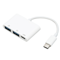 Miniatyrbild 2 av 7: Effektiv Adapter för iPhone iPad, Multifunktionell OTG-Hubb med Höghastighetsöverföring, 3 i 1 USB-HUBB för Snabb Dataöverföring och Varierad Lagring
