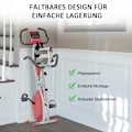 Miniatyrbild 8 av 8: Motionscykel X-Bike 2-I-1 Cykeltränare Lcd-Skärm Fällbart Trimhjul För Hemmatränare Med 8-Nivåer Justerbart Magnetiskt Motstånd