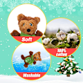 Miniatyrbild 3 av 5: Christmas Plush Dog Toys - Stuffed Chew Toys Puppy Interactive