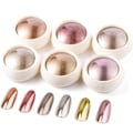 Miniatyrbild 1 av 8: Holografiskt krom nagelpulver, Unicorn Mirror Effect Premium