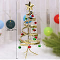 Miniatyrbild 3 av 5: Tabletop Spiral Gems Christmas Tree - metal Table Top Tree -