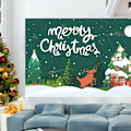 Miniatyrbild 3 av 5: Christmas background banner, 100D polyester cloth scene