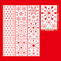 Miniatyrbild 2 av 6: 2 sets of multi-color optional static snowflake window glass