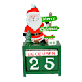 Miniatyrbild 1 av 5: Christmas Countdown Advent Calendar with Number Wooden Blocks,