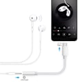 Miniatyrbild 3 av 4: Samsung USB-C till 3.5mm adapter, vit, för Galaxy S20 till S23