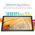 Miniatyrbild 8 av 8: 10-tums surfplatta för Android 11 6G 256G 5G WIFI Octa Core-processor Fram 1600W Bak 3200W 4G Samtalssurfplatta EU-kontakt 100–240V Silver EU-kontakt