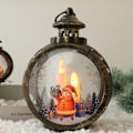 Miniatyrbild 1 av 4: Green Tree Christmas Deco Flameless Flickering Candles with