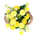 Miniatyrbild 8 av 8: Konstgjord hortensia blomsterarrangemang prydnader konstgjorda blommor