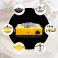 Miniatyrbild 7 av 8: Avancerad elektrisk matlagningsapparat, hållbar, giftfri, lätt att rengöra, justerbar temperaturkontroll, inbyggd säkerhet, högkvalitativt rostfritt stål