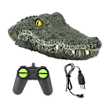 Miniatyrbild 2 av 5: Defensiv Funktion Alligatorhuvud Båt, Hög Simulationsdesign för Kvalitetsmaterial Naturlig Resin och Trädgårdsdammsskydd