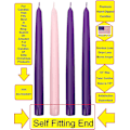 Miniatyrbild 4 av 4: Silver Ribbon Christmas Advent Wreath - Advent Wreaths Season
