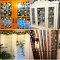Miniatyrbild 6 av 6: 2 sets of multi-color optional static snowflake window glass