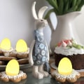 Miniatyrbild 5 av 8: 12 st påsk LED lysande ägg batteridriven påsk