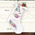 Miniatyrbild 2 av 5: Unicorn Christmas Stocking with LED Light,Candy Bag for Gifts
