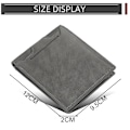 Miniatyrbild 2 av 6: Läderplånböcker för män, Slim Minimalist Mens Wallet,