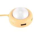 Miniatyrbild 7 av 8: USB-hubbsplitteradapter 4-portars multifunktions LED-lampa
