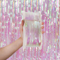 Miniatyrbild 3 av 5: 2 Pack 1x 2 M Tinsel Foil Fringe Curtains Backdrop, for Party