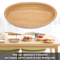 Miniatyrbild 2 av 8: Elegant fartygstyp matbricka sushi desserter trä serveringsfat