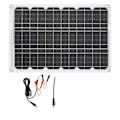 Miniatyrbild 2 av 8: Bärbar solpanel 18W 18V, Monokristallin hög konverteringseffektivitet, Smart laddningsregulator, Trestegsladdning, Vattentät för utomhusbruk