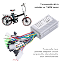 Miniatyrbild 8 av 8: Borstlös Motorstyrenhet för DIY Elcyklar, Vattentät M5 LCD Display Mätare Värmeavledning Metallhölje