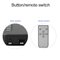 Miniatyrbild 7 av 8: 4K HDMI 2.0 Switch 5 Ingångar 1 Utgång HD IR Fjärrkontroll Splitter Adapter med LED-Indikator Svart