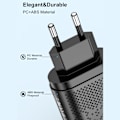 Miniatyrbild 4 av 8: Nästa generations snabbladdare, Power Delivery 30W väggadapter, överlägsna säkerhetsstandarder, infällbart kabelsystem för enkel användning, spänningsdisplay