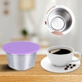 Miniatyrbild 8 av 8: Rostfritt stål återanvändbar påfyllningsbar kaffekapselkopp passar för