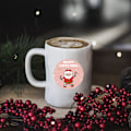 Miniatyrbild 4 av 5: Merry Christmas Background Stickers in roll , Round Size
