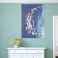 Miniatyrbild 4 av 8: Hav och fisk canvas konst målning affisch väggdekor sovrum