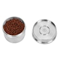 Miniatyrbild 5 av 8: Rostfritt stål Påfyllningsbar Återanvändbar Kaffe Kapsel Pod Kaffe