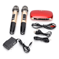 Miniatyrbild 2 av 8: K8 Trådlöst Karaoke Mixer System Set Bluetooth Mikrofon Box Hemmikrofon Media Maskin för Hemmet 100‑240VUS Kontakt Röd