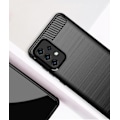 Miniatyrbild 6 av 6: SKALO Samsung A52/A52s Armor Carbon Stöttåligt TPU-skal - Fler f Svart