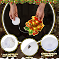 Miniatyrbild 3 av 5: Christmas window stickers hanging lights, atmosphere lights,LED
