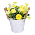Miniatyrbild 2 av 8: Konstgjord hortensia blomsterarrangemang prydnader konstgjorda blommor