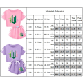Miniatyrbild 3 av 3: 5-14 År Barn Ungdomar Flickor Pojkar Häxtryck Träningsdräkt Kortärmad T-shirts Topp+shorts Sportkläder Set Presenter Rose Red 140cm