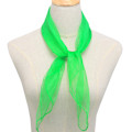 Miniatyrbild 2 av 2: Dam Sidenscarf i Godisfärg Sjal Mode Retro Scarf Dark Green 60*60CM