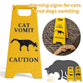 Miniatyrbild 2 av 5: Kattkräks Skylt, Hundkräks Skylt, Katt R, Varningsskylt \"Kattkräks Skylt\", Söt Nyhet Katt/Hund Kräks Skylt För Husdjur Cat
