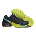Pikkukuva 2 / 9: SALOMON Speedcross 4 -juoksukengät miehille Black Fluorescent Yellow 41