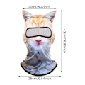 Pikkukuva 2 / 2: 3D-korvat eläinnaamio musiikkifestivaaleille, raveihin, Halloweeniin, juhliin ja ulkoiluun White Meow