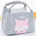 Miniatyrbild 1 av 3: Picknickväska bärbar tecknad isoleringsväska lunchväska Little Fox 21*17*15cm