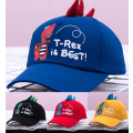 Miniatyrbild 1 av 7: Barn Baseball Cap Cartoon Dinosaurie Print Söta Solhatt red