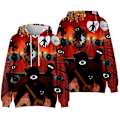 Miniatyrbild 1 av 3: Barn 3d Hoodie Mode Höst Vinter Skibidi Toalett Sweatshirt C 140cm